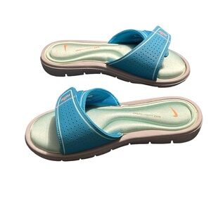 Nike Comfort Slides Blue Orange Green Women’s 7